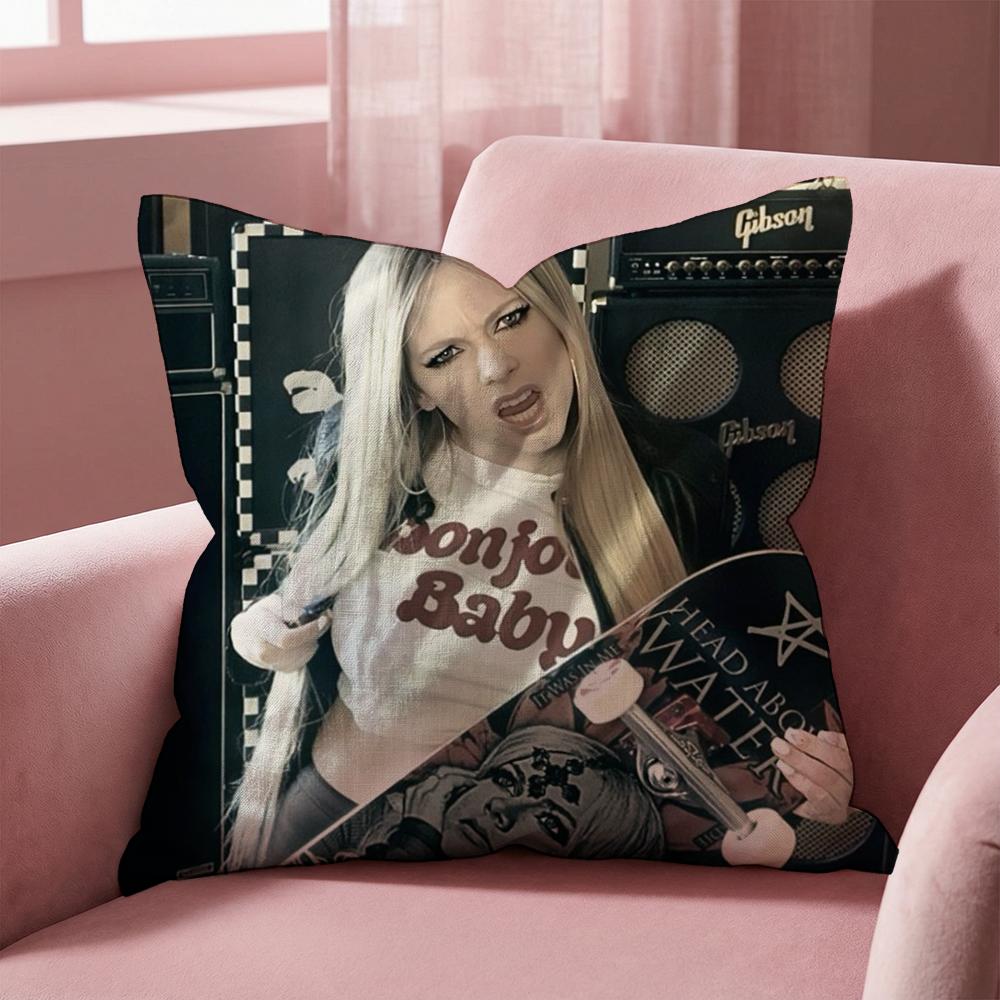 A-Avril Ramona Lavigne Kissenbezug Mehrzweck-Kissenbezug für Zuhause & Auto - Wendbar, Weich & Langlebig für den täglichen Gebrauch