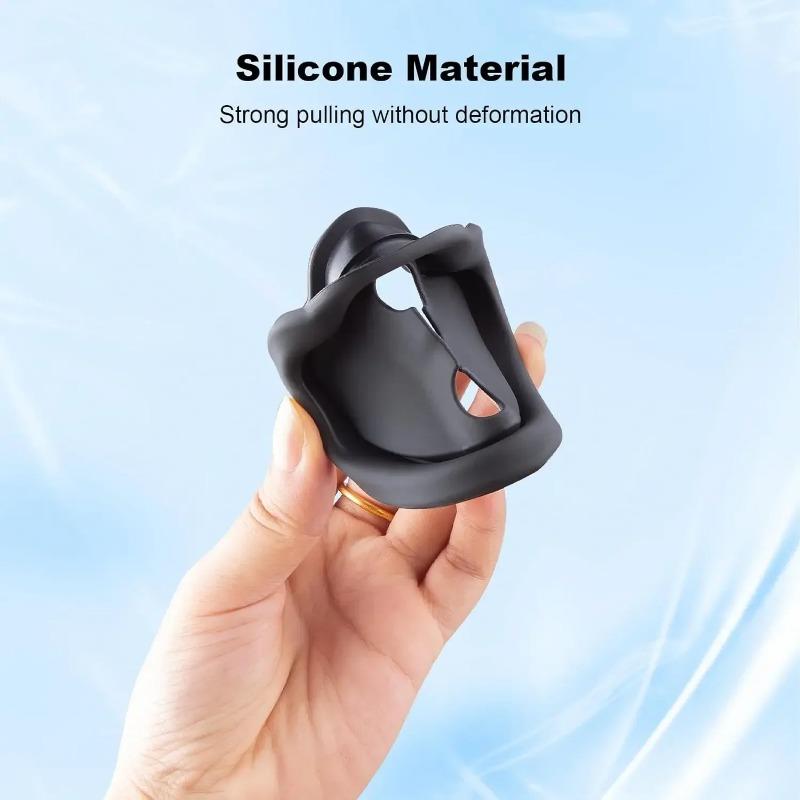 For Tesla Model Y Model 3 Car Door Shock Absorber Car Door Lock Protector Silicone Silent Car Door Lock Latches Cover Accessries