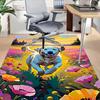 1PC dog flower Carpet Office Rug Mat Home Decor Area Carpet Festival Gift Office desk chair carpet Longlasting Material
