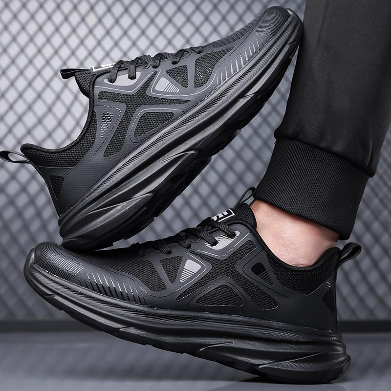 Hot Selling Fashionable Mesh Lightweight Mens Sports Shoes Breathable Racing Travel Running Shoes Flexible Support Walking Shoes