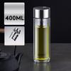 Tea Cup Tea Cup Water Cup Men And Women Large Capacity  New Double-layer Anti-scalding Magnetic Glass Office Cup
