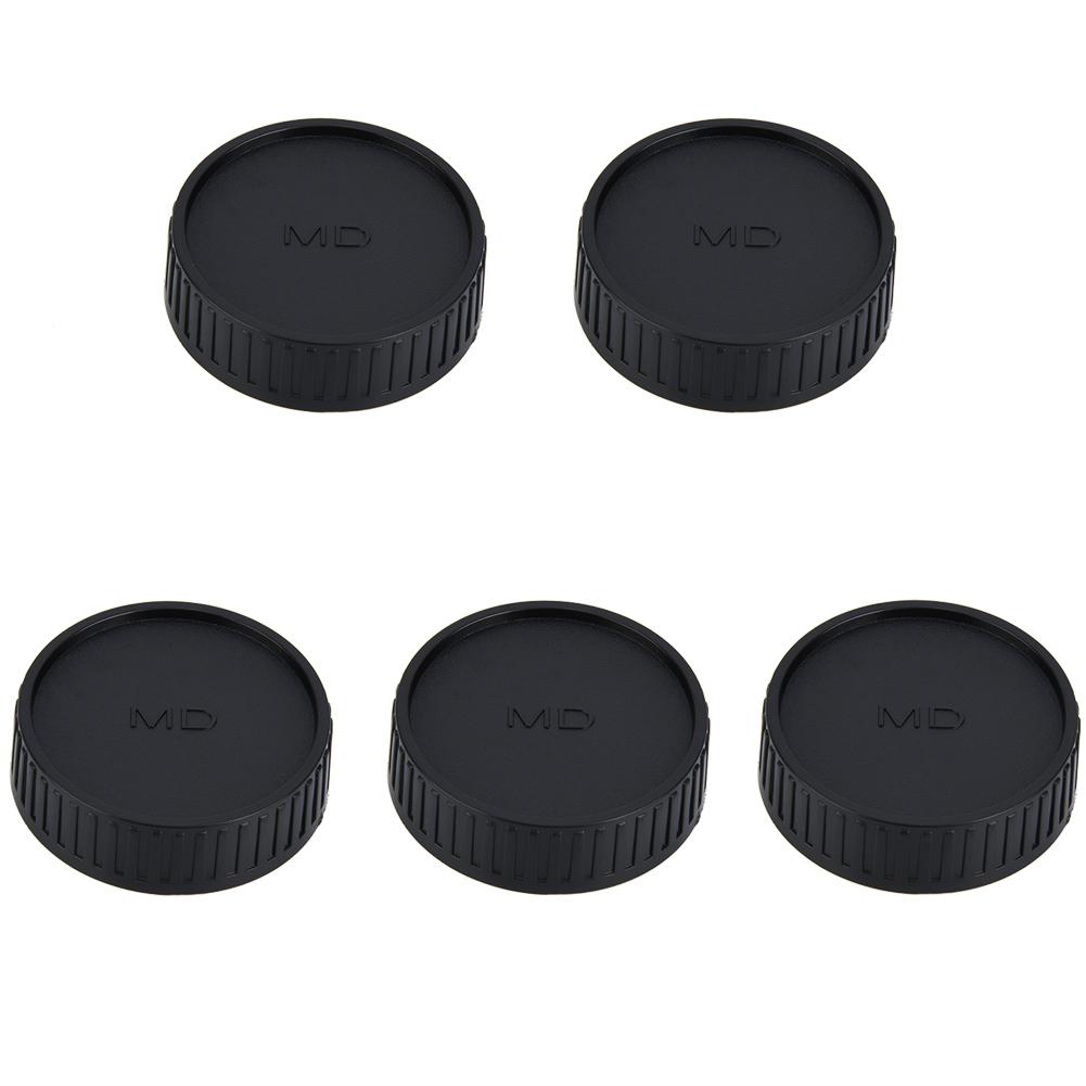 5PCS Plastic Rear Cap Protective Cover Fits for Minolta for Seagull MD Mount Camera Lens
