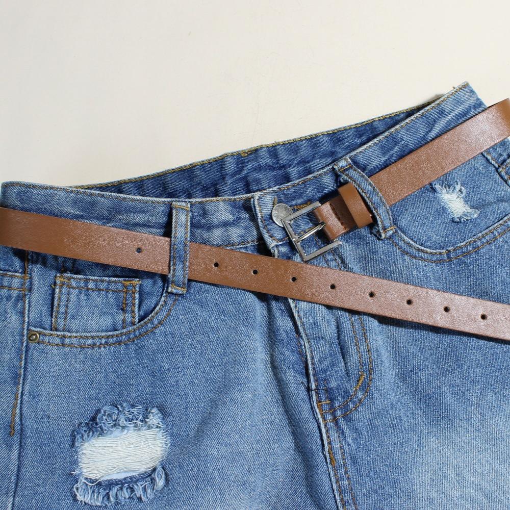 Spring And Summer Ladies Commuter Belt Simple Belt Men'S And Women'S Pin Buckle Women'S Accessories Belt Women'S