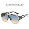 Luxury Brand Oversized Sunglasses For Men Women Designer Sun Glasses Fashion Gradient Square Shades Eyeglasses Outdoor Shades