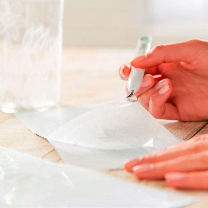 2 feuilles de transfert à adhérence standard 609,5 x 13,9 cm