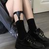 New Men Women 1Pcs Black Socks Suspenders Holder With Single Hard Metal Non-Slip Clips Elastic Adjustable Stockings Garters Belt