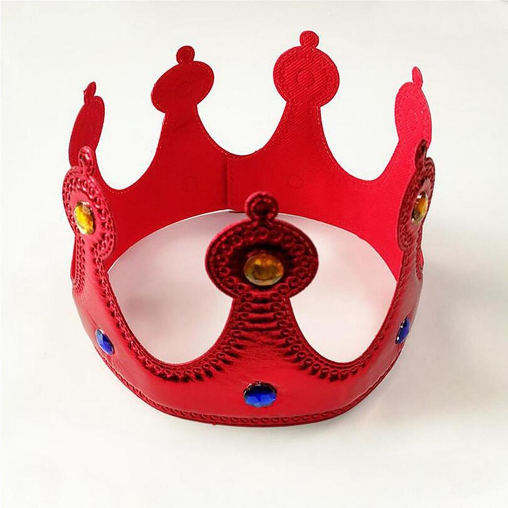 Halloween Royal Crown Bright Sequins Cloth Prince Princess Crown