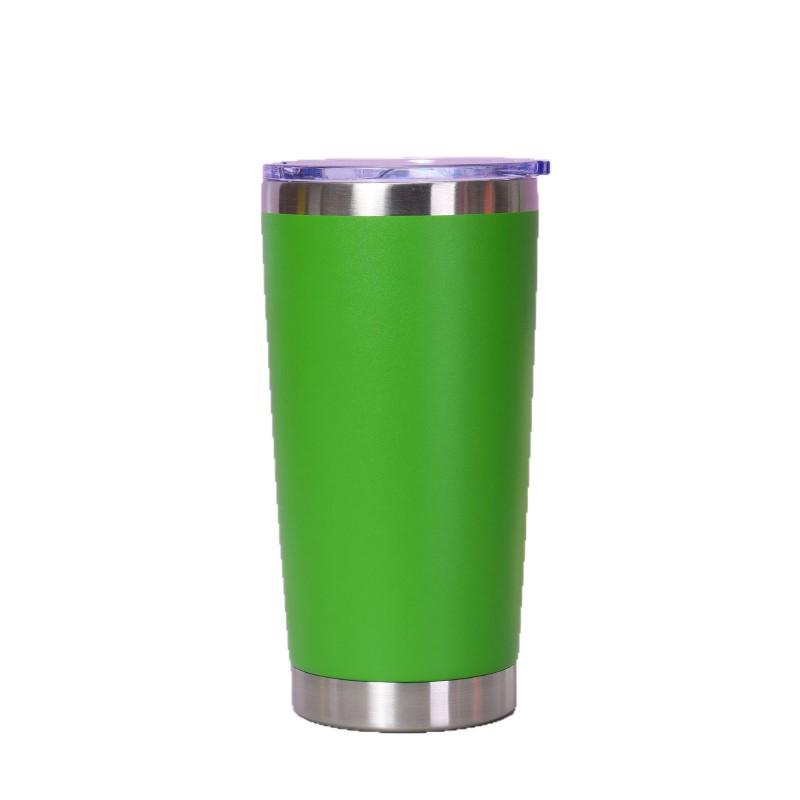 20 Oz Double Wall Stainless Steel Travel Mug Vacuum Insulated Car Cup Outdoor Camping Office Use