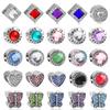 2pcs Colorful Crystal Charm Beads Fit Original Brand Charms Bracelets Necklaces Silver Color Women 'S Bracelet Diy Jewelry Making