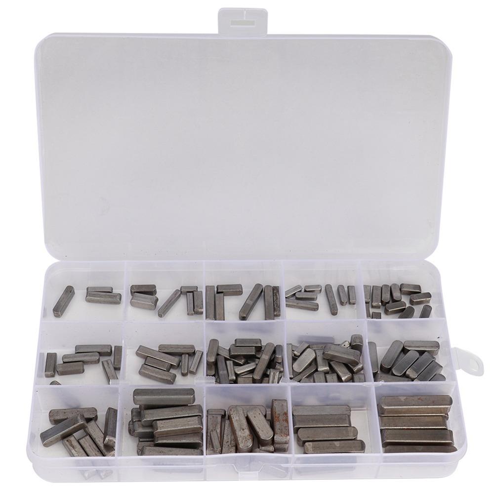 

140pcs 12mm 16mm 20mm 25mm Parallel Drive Shaft Key Steel Material Key Stock Machine Assembly