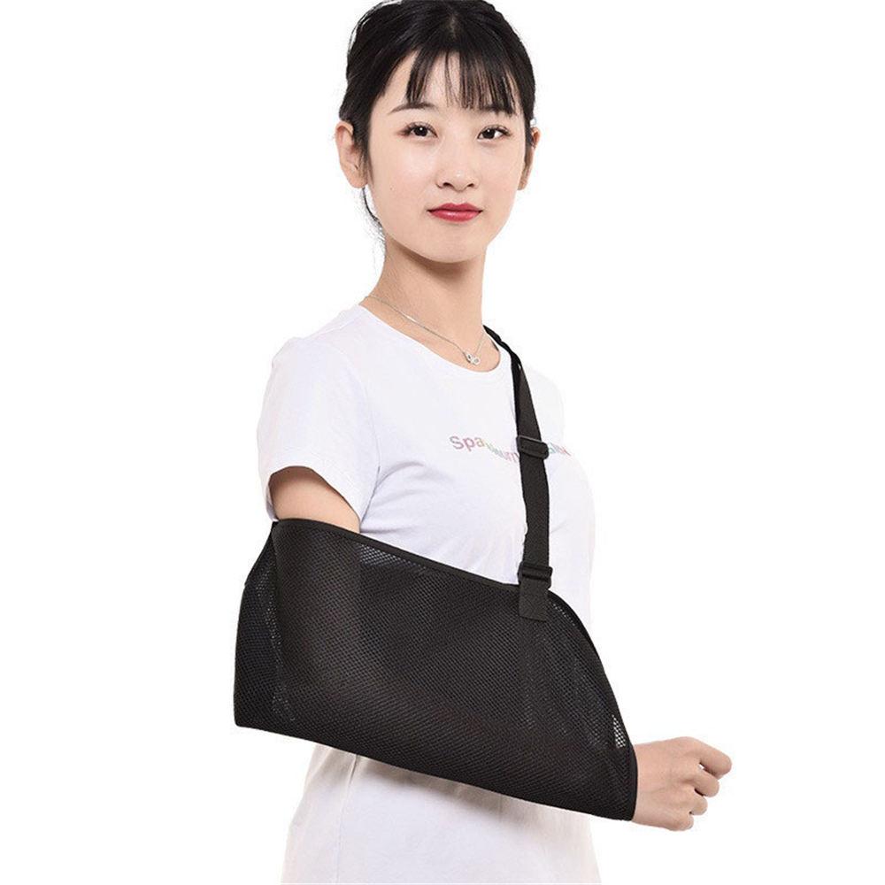Pustende mesh armslynge forskjøvet skulderslynger armstøtte for menn kvinner