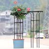 Metal Vertical Garden Trellis Obelisk Frame for Climbing Plants For Indoor Outdoor Use Support Stand for Vines Vegetables