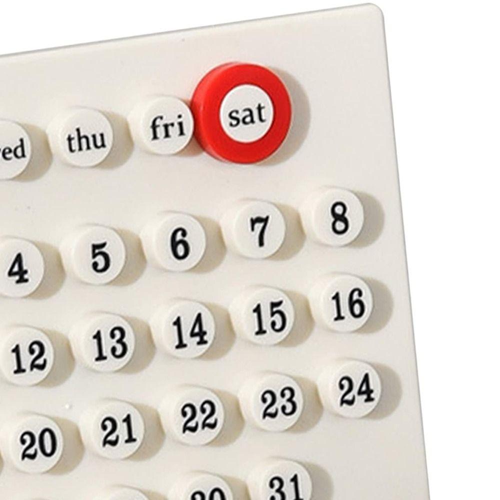 Holzbasis Holzschreibtischkalender Handgefertigter Acryl-Datumsplaner Acryl-DIY-Kalender Schreibtisch