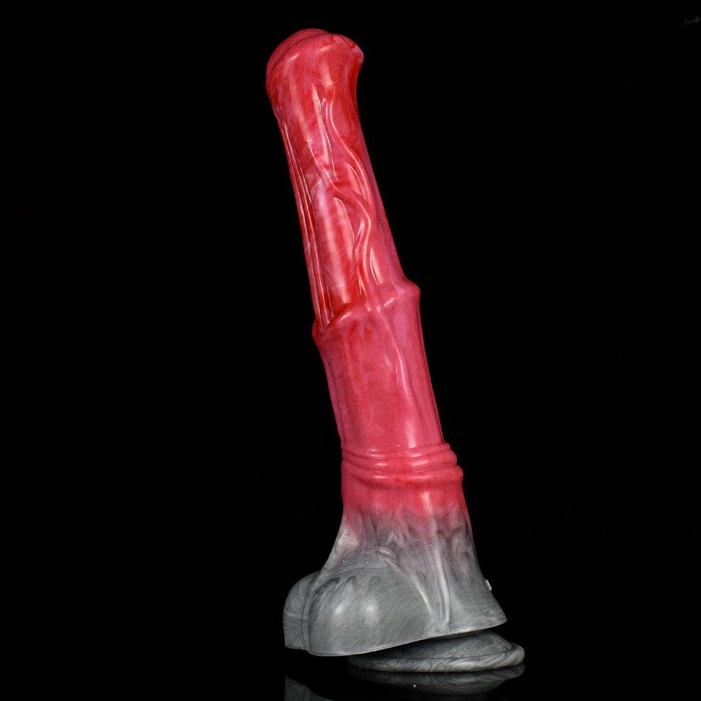 Double-layer Silicone Dildo Simulation Penis Sucker Anal Plug Adult Sex Toy Masturbator Fisting Realistic Dick