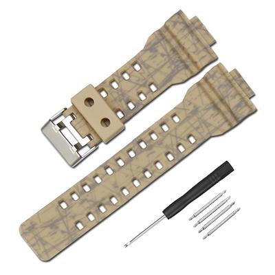 Compatible Casio Watch 16mm Mounting Replacement Strap for and G-Shock Band, Width, Waterproof, G-8900A, GR-8900A, GW-8900A, GA-110, GA-100, GD-100,