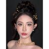 Baroque Greek Goddess Exotic Style Hair Accessories Golden Leaf Headband Crown Ethnic Style Princess European and American Headwear
