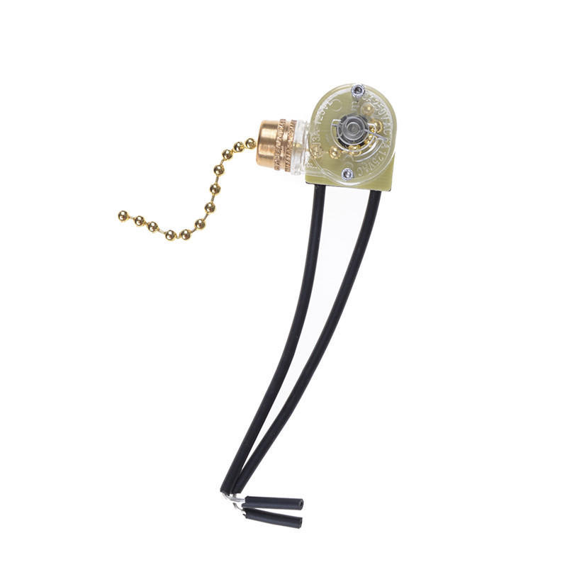 2ks Praktický stropní ventilátor Světlo Nástěnné svítidlo Náhradní retro tahací řetězový spínač