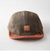 Fashion Hat Corduroy Splicing Cloth Label Color Matching Short-brimmed Hat Men's and Women's Simple Casual Versatile Fashion Trend Five-piece Hat
