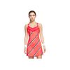 Nike Logo Print Tennis Badminton Sportkleid Damen Kleider Orange Rot CI9227-644