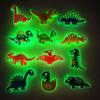 12 Stück Leuchtende Dinosaurier Schuhanhänger PVC Neuheit Dekoration Schuh Mädchen Jungen X-Mas Party Geschenke Schuhzubehör