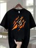 Funny Tiger Graphic T-Shirt Cotton O-neck Short-sleeved Tee Tops Unisex Summer Casual TShirt Ov