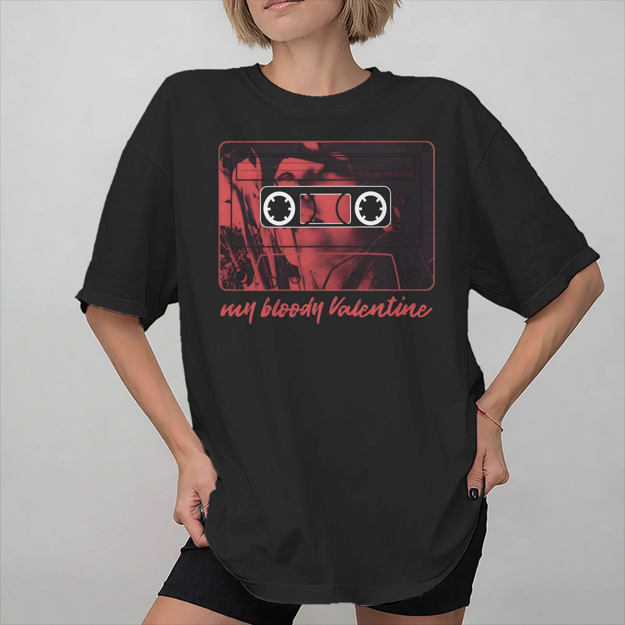 Unisex Women Graphic Printed My Bloody Valentine mbv band T Shirt Tee Cotton Tshirts Clothing S