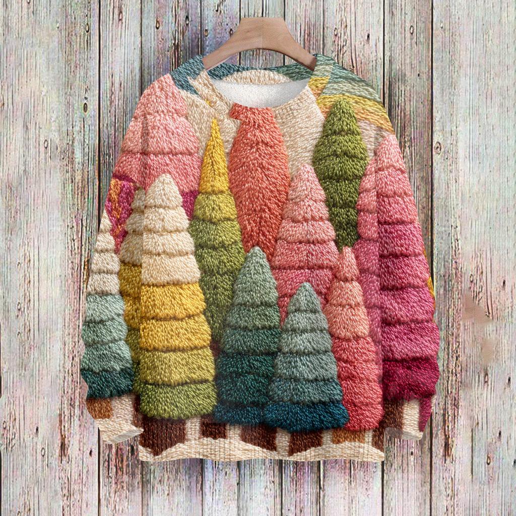 Christmas Sweatshirts For Women Knit Sweater Cute Shirt Fall Crewneck Pullover Tops