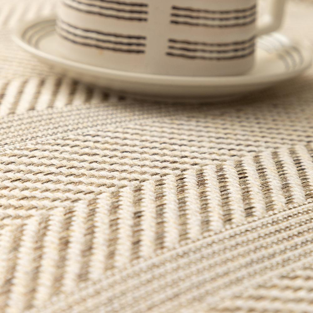 Japanese Imitation Cotton And Linen Sofa Cushion, Universal In All Seasons, Linen, Simple Sofa Seat Cushion, Fixed Non-Slip Cover, Cover Cloth Towel
