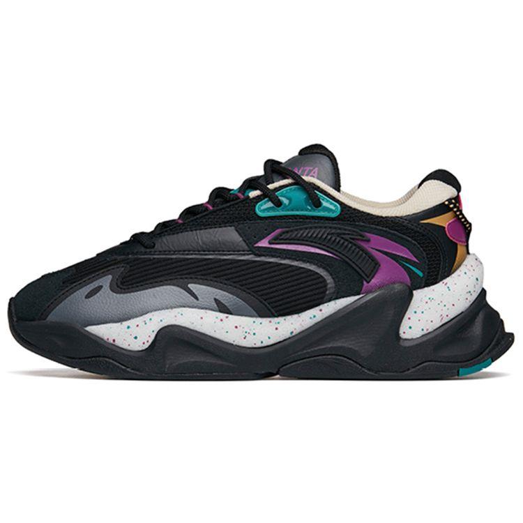 

Anta Pulse Men Black Gray White Warm Plush Cushion Non-Slip Casual Sneakers 112148833R-1 43