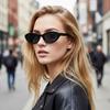 New Cat-eye Style Sunglasses,Uv 400 Sun Protection Sunglasses,Slimming And Fashionable Sunglasses For Those With No Makeup 5238