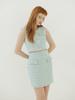 Vi Lac Tea Tweed Mini Skirt