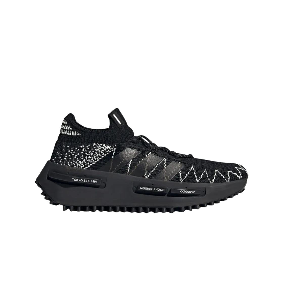 

Мужские кроссовки Adidas x Neighborhood NMD S1 Knit Core Black Cloud White ID4854