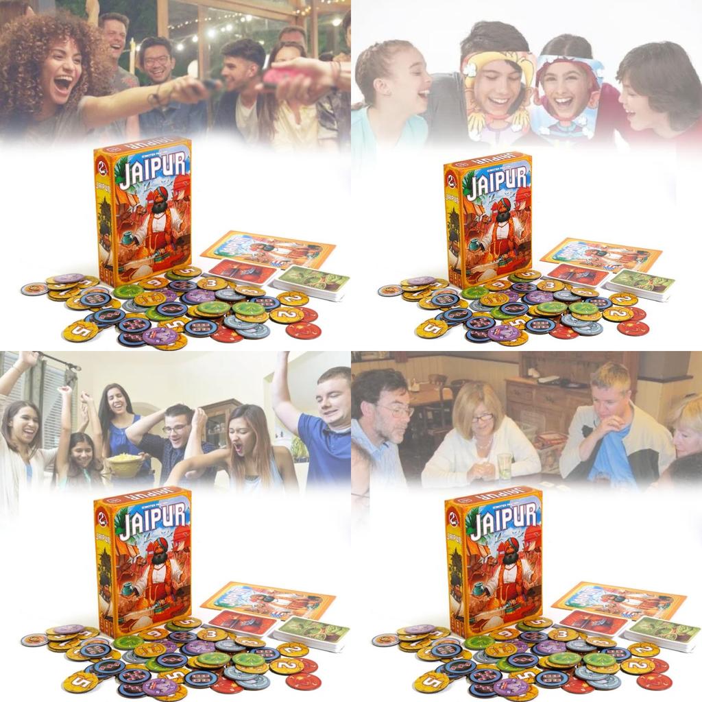 Entusiasmante Gioco di Carte Mercante Indiano di Jaipur Perfetto Per Riunioni di Famiglia e Attività Casalinghe