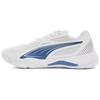 Puma Solarflash 3 Low Top Badminton Shoes Unisex White Blue 107850-02