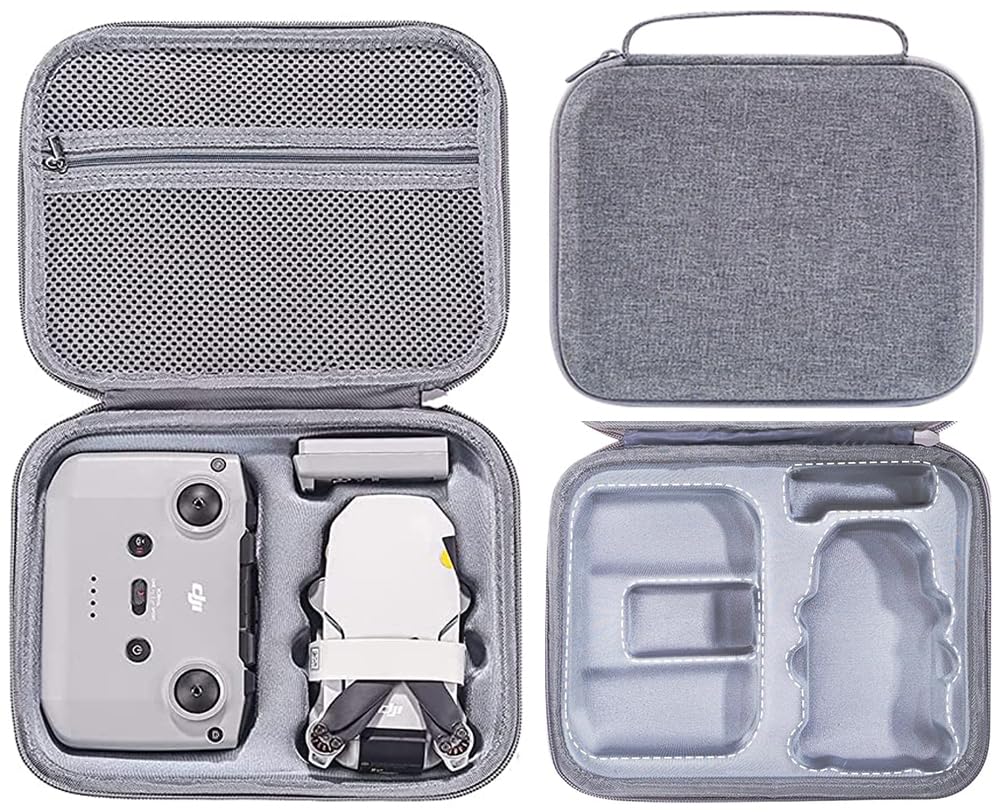 Mini 4K Case, Storage Bag for DJI Mini 4K2 SE2 Drones and RC-N1CRC-N1, Protective Case with Two Spare Accessory Slots, Lightweight, Shockproof,