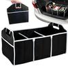 Car Trunk Organizer Foldable 3 Compartments Large Strong