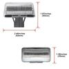 LED License Number Plate Light For Ford Transit MK4 MK5 MK6 MK7 1985-2013 For Ford Transit Connect 2002-2013 OEM#4388111