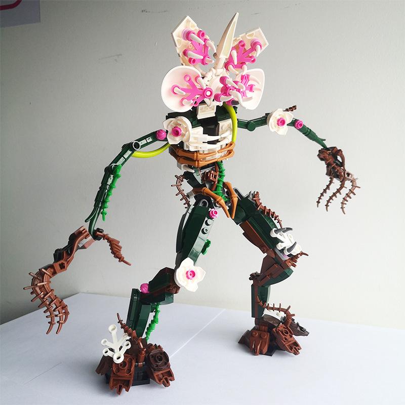 Orchid Monster Building Blocks Toy Model Ornament