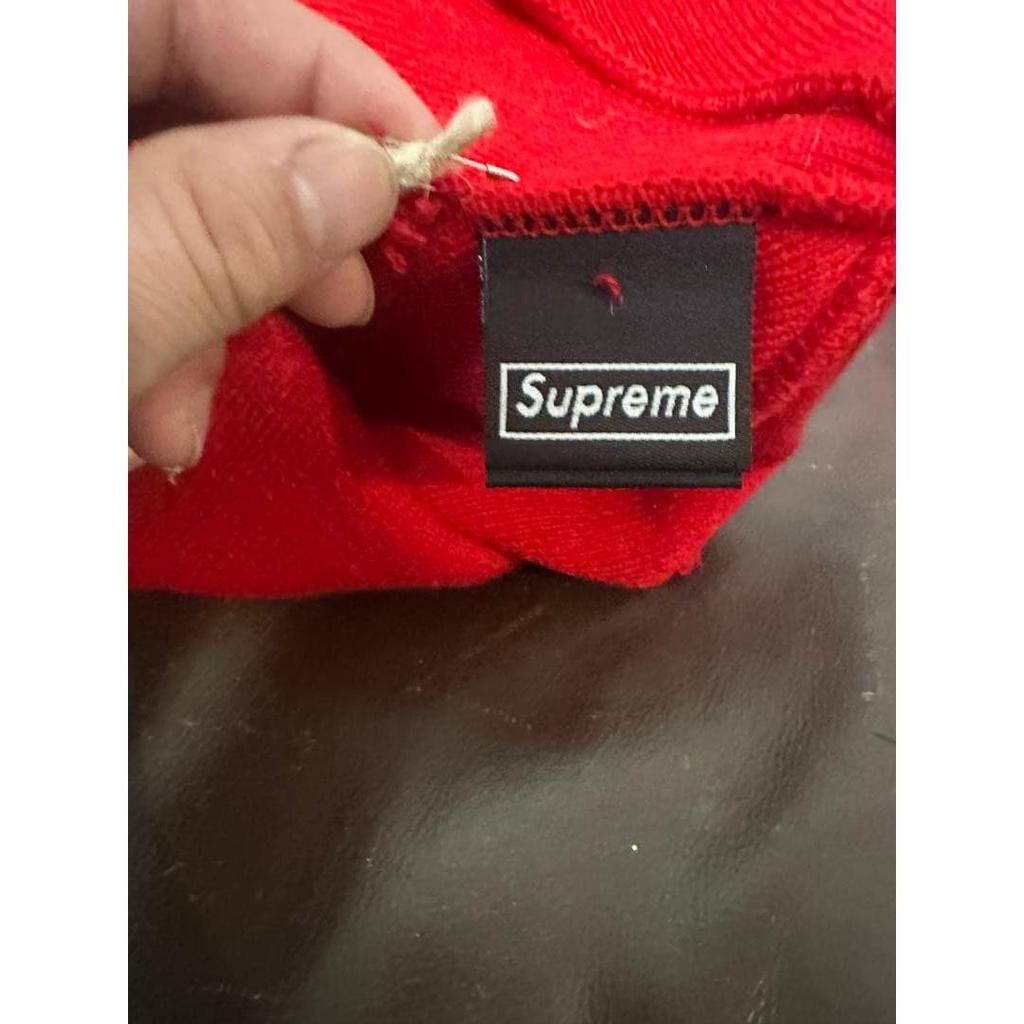 Used Supreme Knit Hat Red World Famous