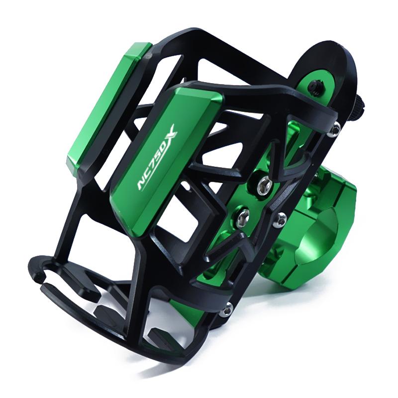 

Для HONDA NC750X NC 750X NC750 X 2014-2020 Мотоцикл CNC Бутылка для воды для напитков Держатель для стакана Аксессуары зелёный