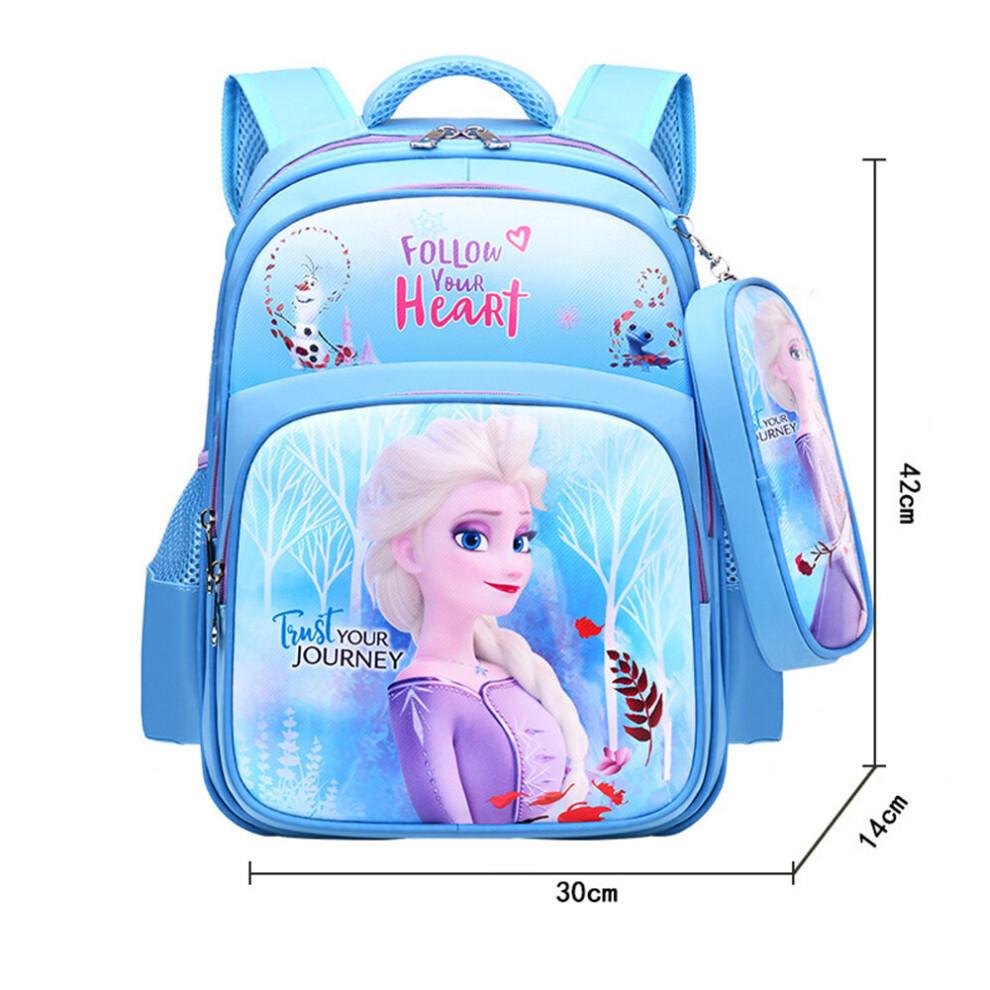 Cute Lightweight Nylon Children s Backpack For 1-3 Grade Boys And Girls With Spacious Capacity And Spine Protection