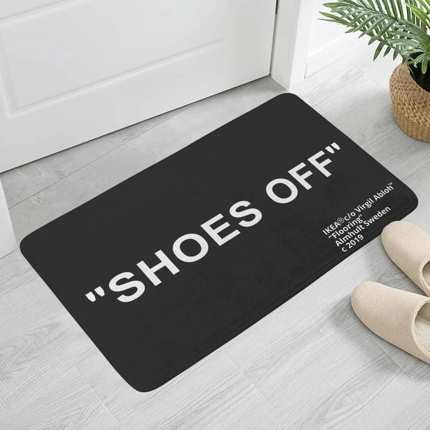 

Shoes Off Patterned Carpet Soft Non-Slip Bedroom Bedside Rug Entryway Door Mats Bathroom Foot Mats Home Decoration 40x60cm 16x24inch