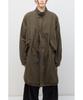 HATCHINGROOM Mods Parka Over Dyed Mud Khaki