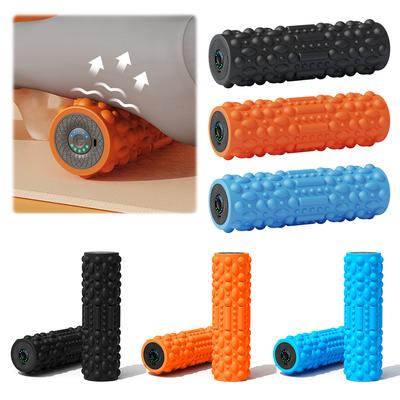 Electric Vibrating Foam Roller Yoga Column Rechargeable Exercise Roller 5 Modes Tissue Massager for Yoga Pilates
