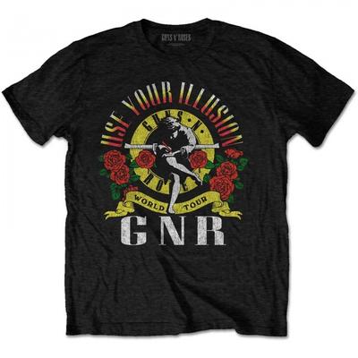 Guns N Roses Unisex-Erwachsene UYI World Tour Baumwoll-T-Shirt