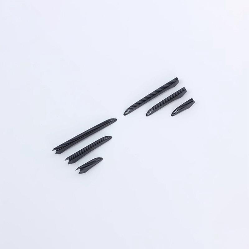 For Volkswagen VW ID 4 ID4 Car Front Fog Light Lamp Trim Foglight Decoration Cover Sticker Lamp Eyebrow Accessories