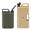 1 10 Scale Simulation Gas Fuel Tank Can Set Plastic Mini Fuel Tank and Mini Gas Can for SCX10 1 10 RC Crawlers Yellow