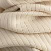 Høst Vinter Lazy Wind Løs O-hals Genser Dress Dame Ensfarget Langermet Strikk Bred Ben Bukser Kontrastfarge Todelt sett