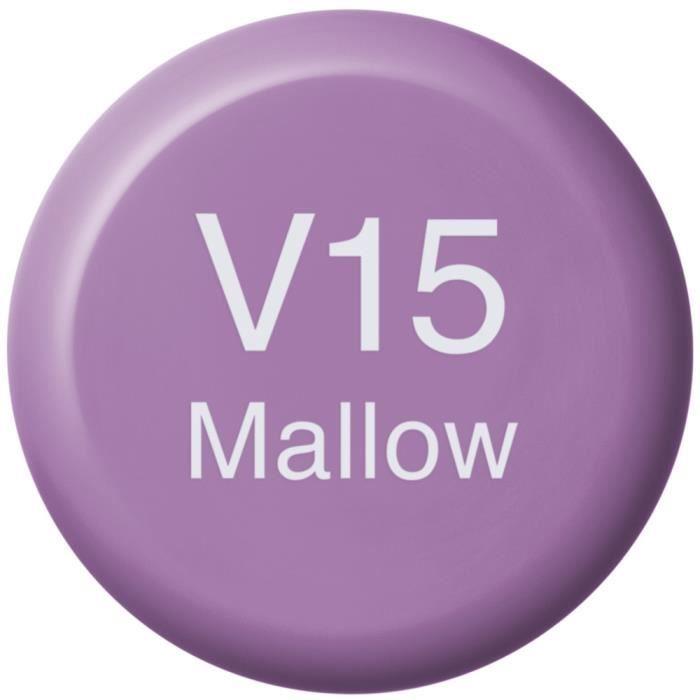 Recharge Encre marqueur Copic - Violet - V15 Mallow - Part à l'eau - 12 ml