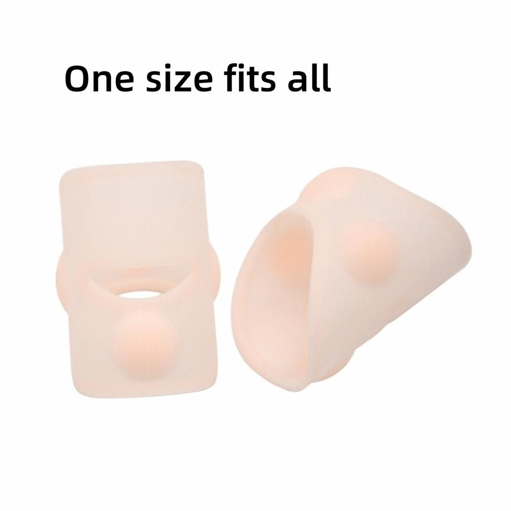 1 Pair Silicone Ingrown Toenail Corrector Soft Toe Alignment Support Travel Use